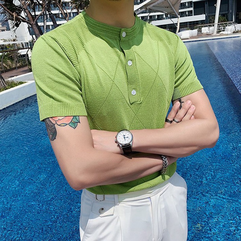 Green Short Sleeve Polo Shirt
