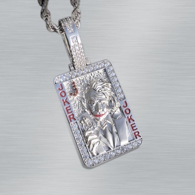 3D Playing Card Pendant