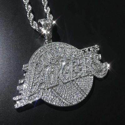 Iced Los Angeles Lakers Pendant