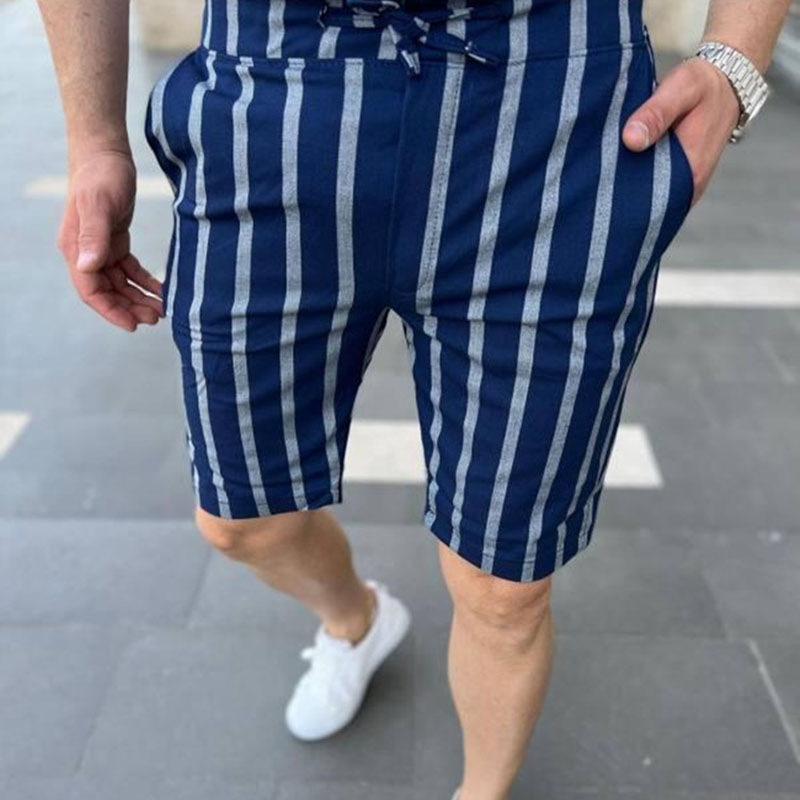 Plaid Stripe Casual Shorts