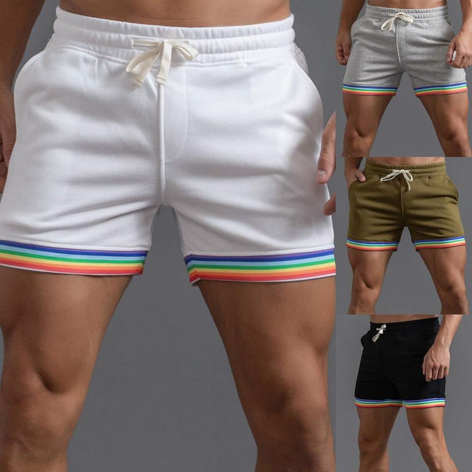 Casual Trend Rainbow Shorts