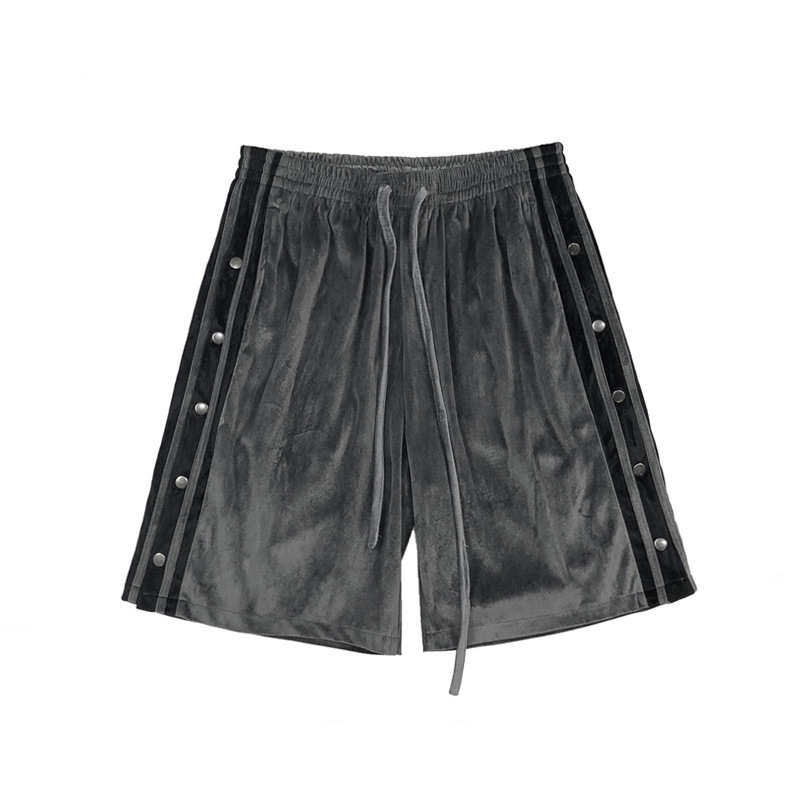 Street Hiphop Breasted Loose Cropped Pants