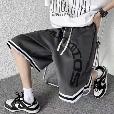 Printed Youth Straight Leg High Waist Cropped Pants