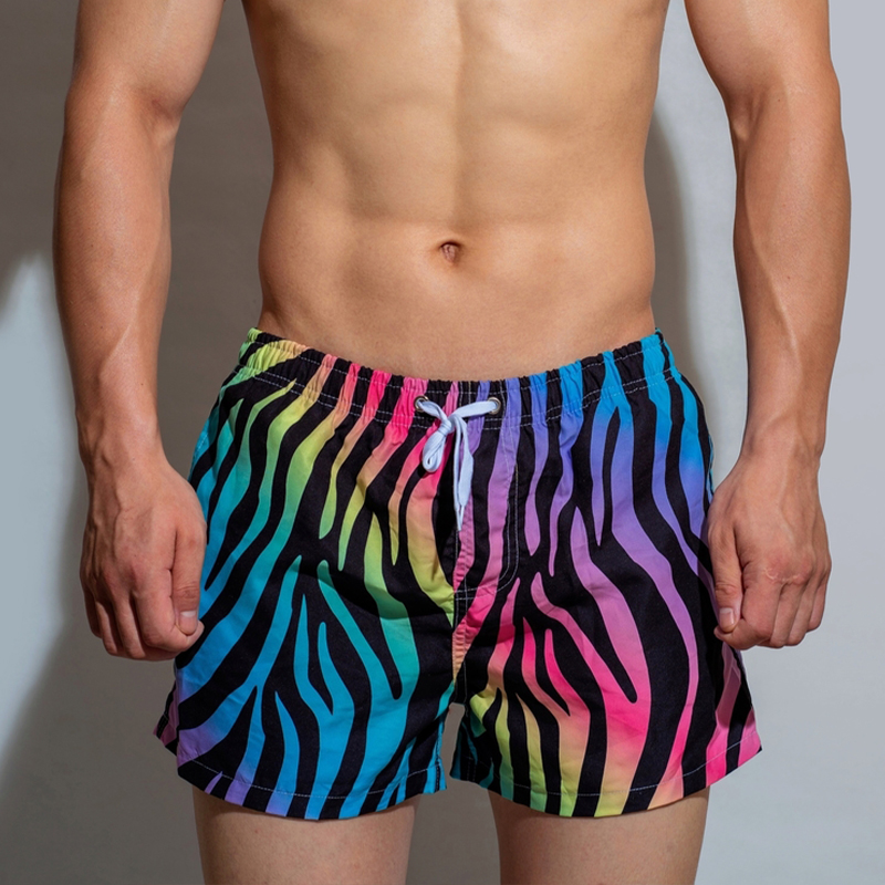 Low-Rise Loose Leopard Board Shorts