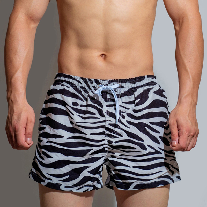 Low-Rise Loose Leopard Board Shorts