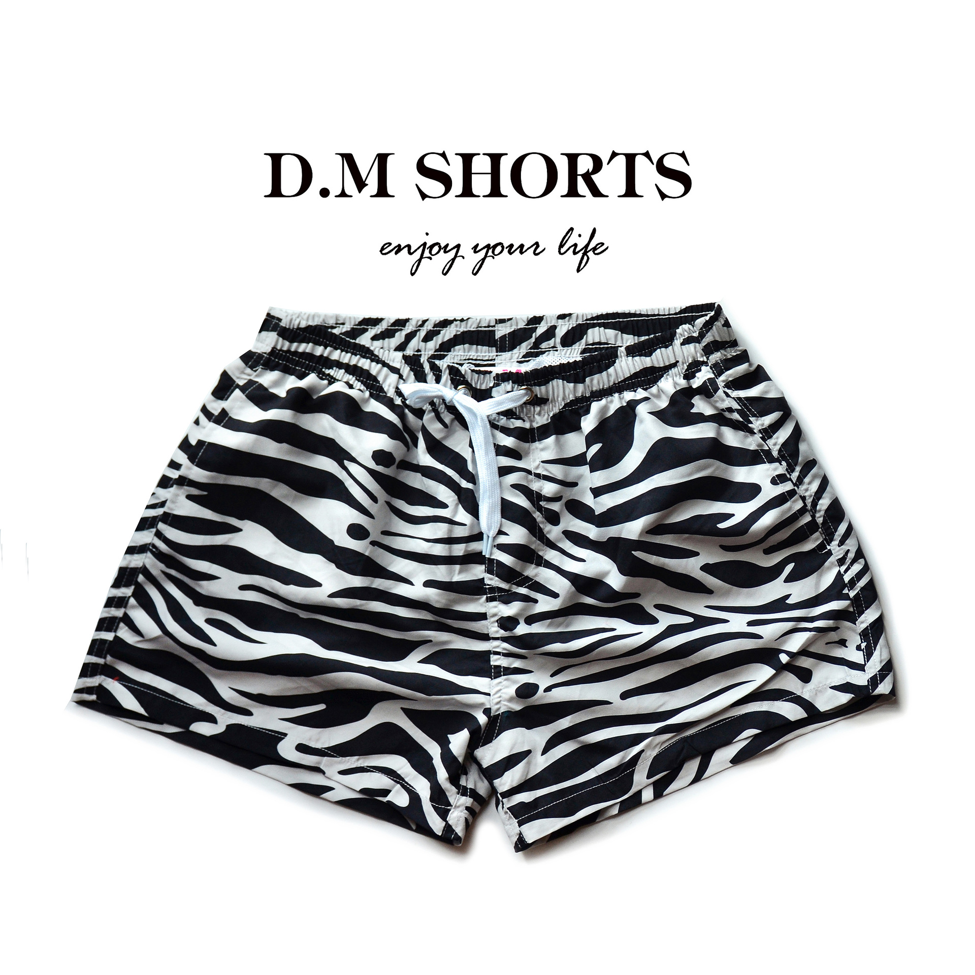 Low-Rise Loose Leopard Board Shorts