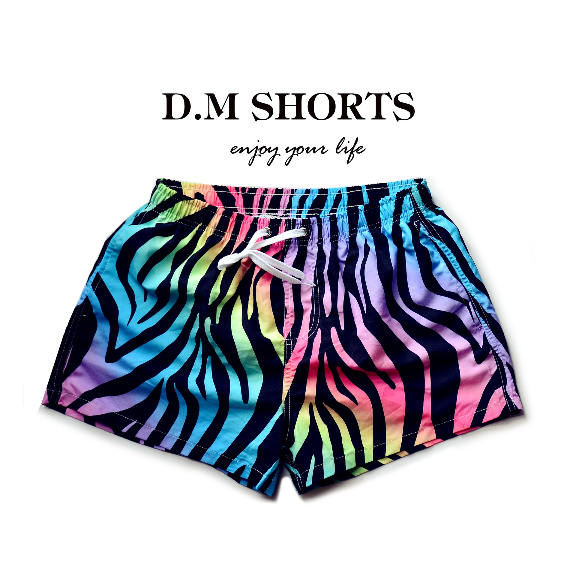 Low-Rise Loose Leopard Board Shorts