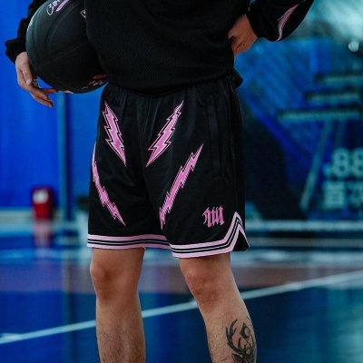 Basketball Training Mesh Embroidered Shorts