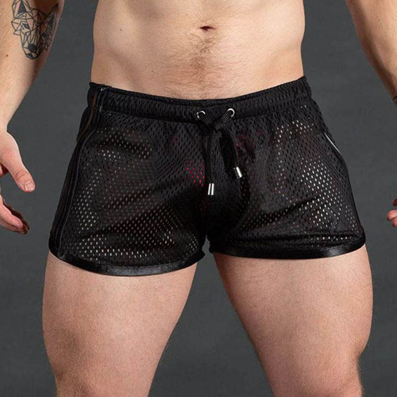 Casual Unlined Mesh Shorts