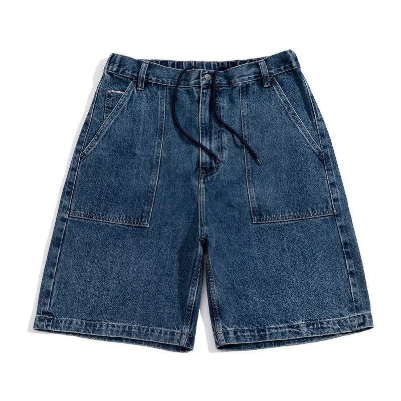 Washed Classic Pocket Denim Shorts