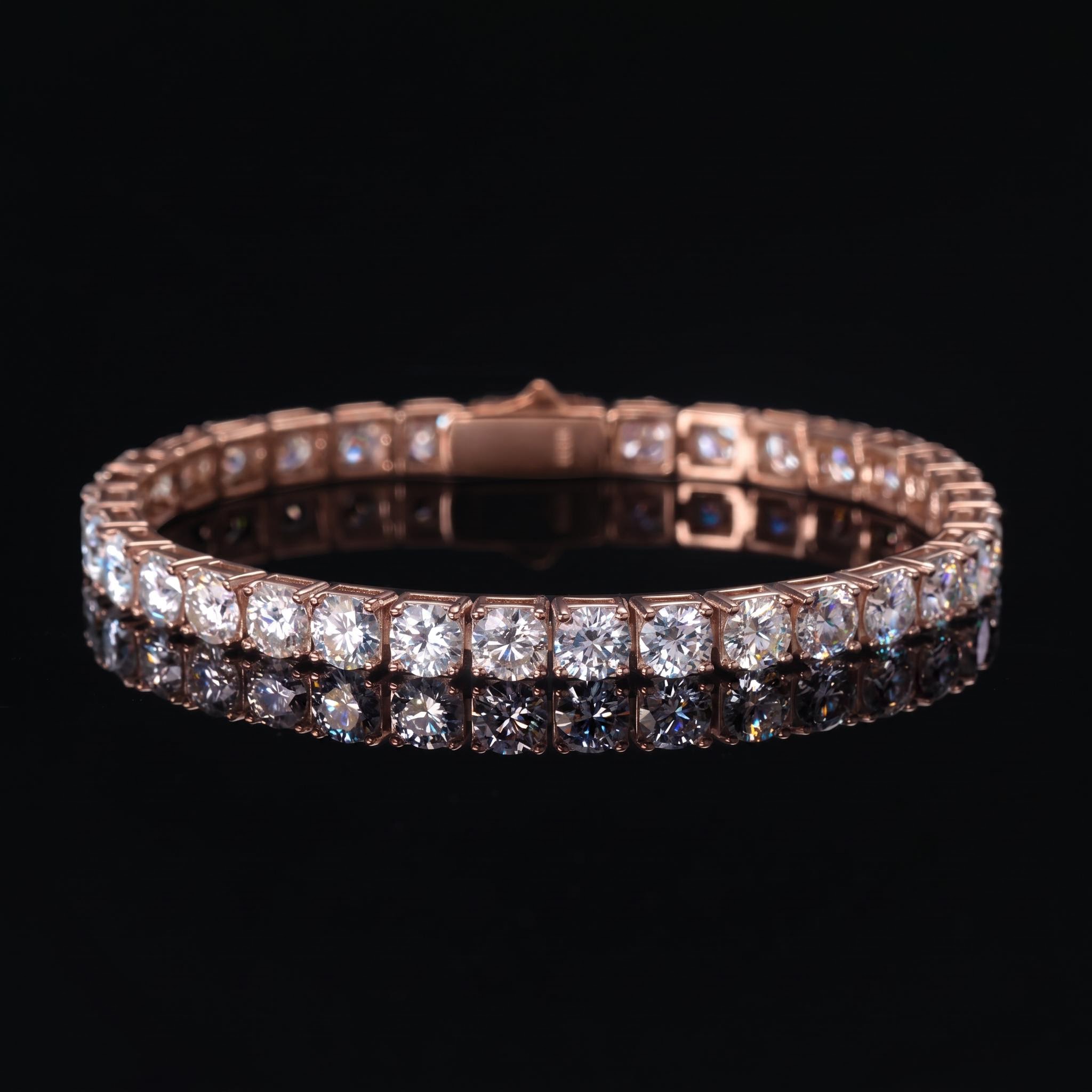 S925 Silver Moissanite 5mm Tennis Bracelet S925 Silver Moissanite 5mm Tennis Bracelet