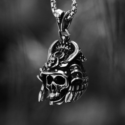 Ghost Warrior Stainless Steel Skull Pendant