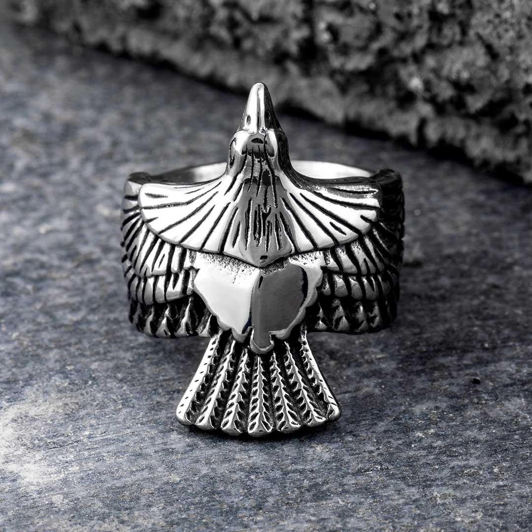 Soaring Eagle Stainless Steel Ring