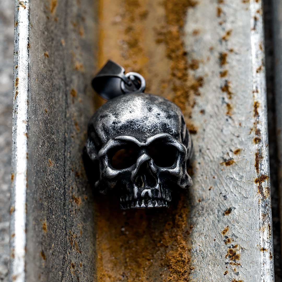 Punk Skull Stainless Steel Pendant