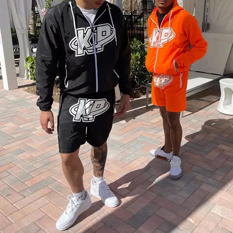 Jacket Shorts Sports Two Piece Set