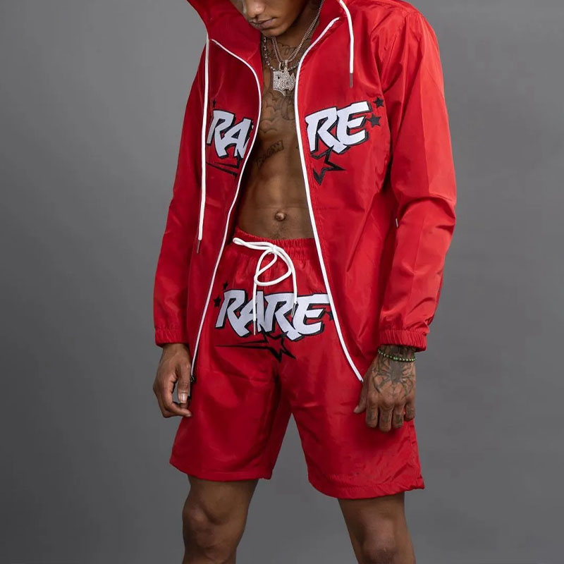 Jacket Shorts Sports Two Piece Set