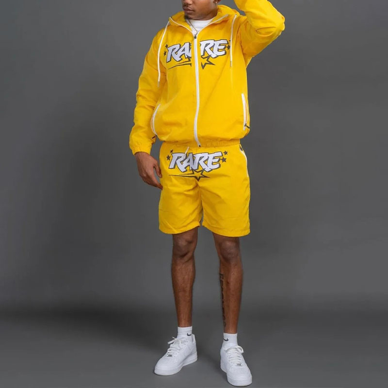 Jacket Shorts Sports Two Piece Set