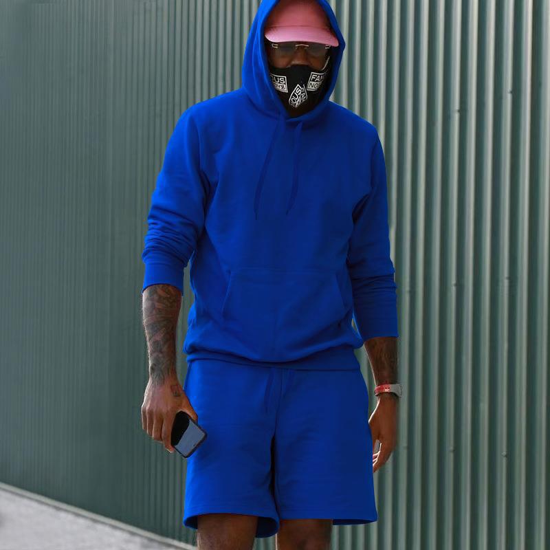 Street Long Sleeve Hoodie + Shorts Set