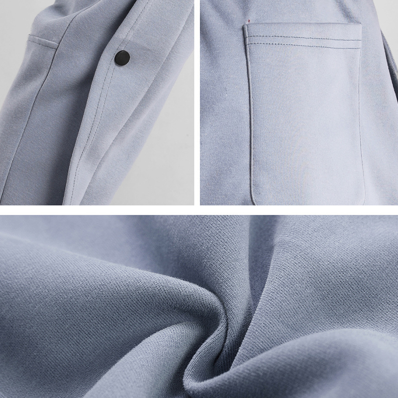 V-Neck Sweatshirt And Sweatpants Suit