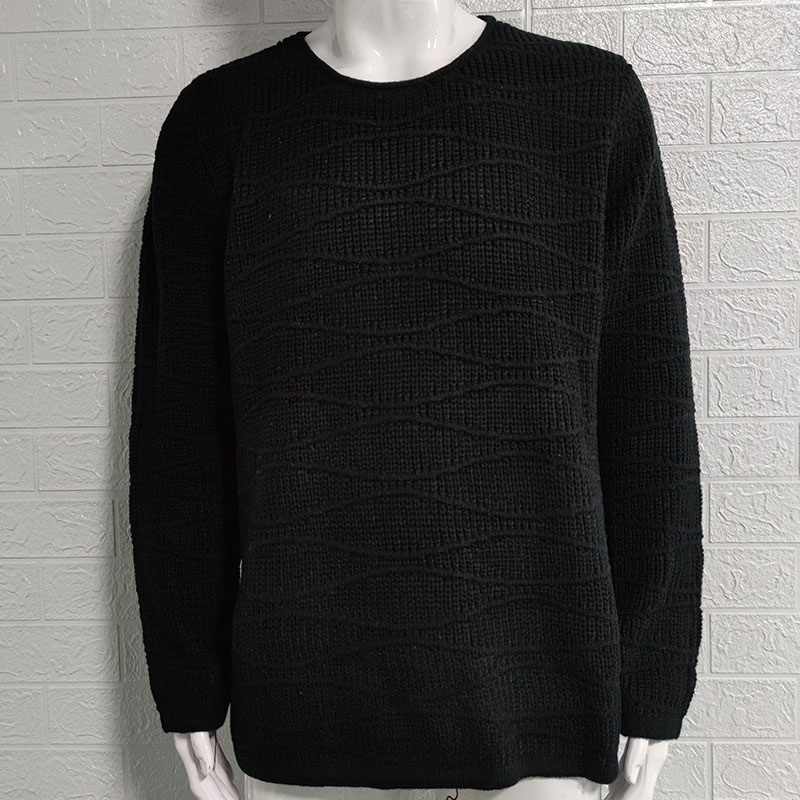 Slim Fit Muscular Pullover Knit Sweater