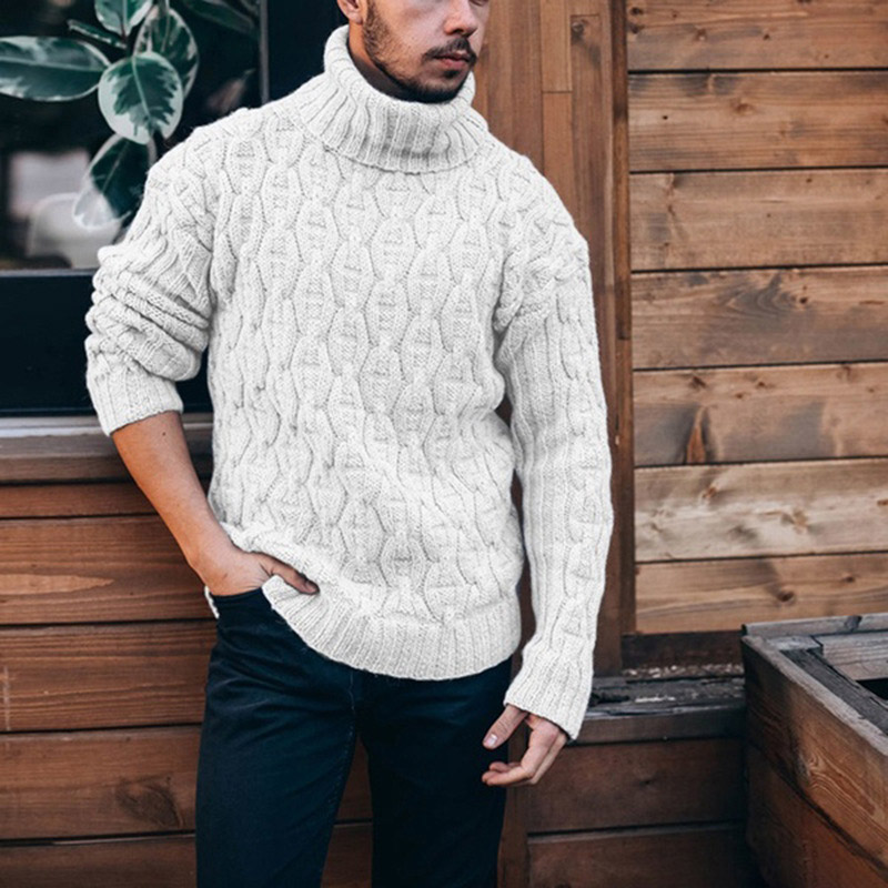 Men's Turtleneck Knitted Sweater