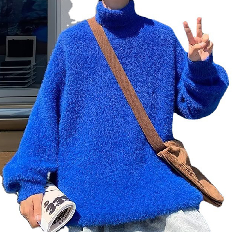 Turtleneck Mink Fleece Sweater