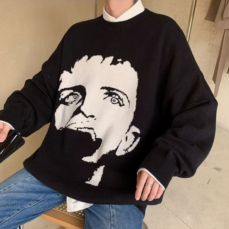 Portrait Crew Neck Sweater