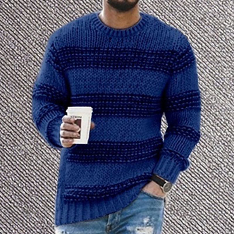 Striped Casual Knitted Sweater