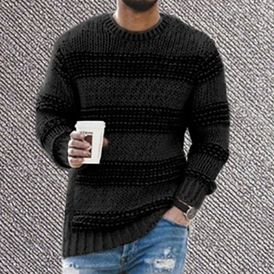 Striped Casual Knitted Sweater