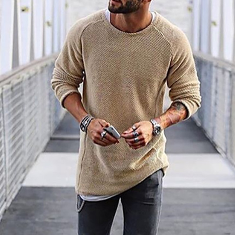 6 Colors Round Neck Long Sleeve Sweater