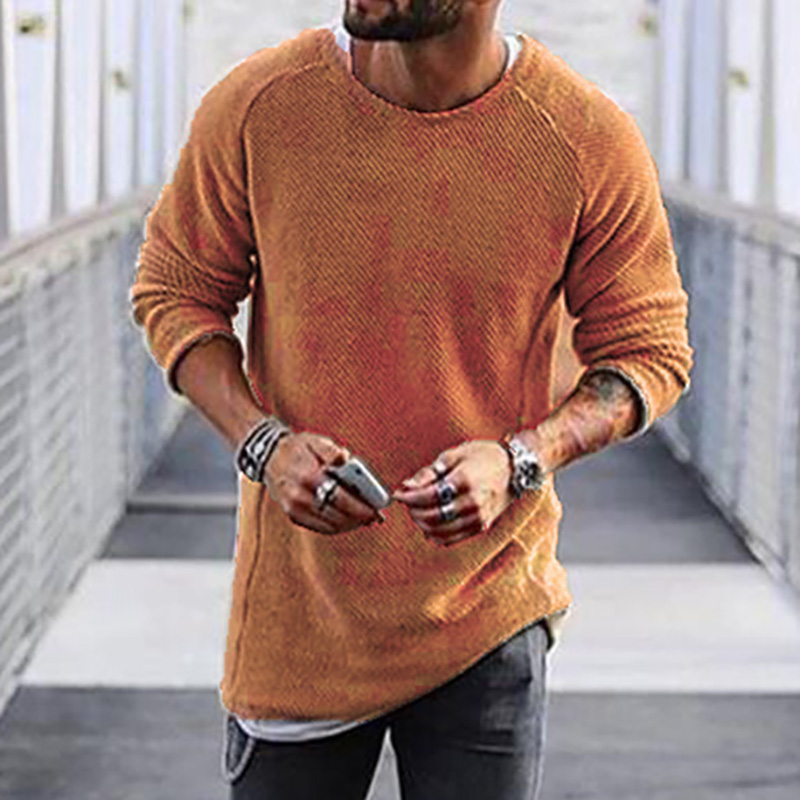 6 Colors Round Neck Long Sleeve Sweater