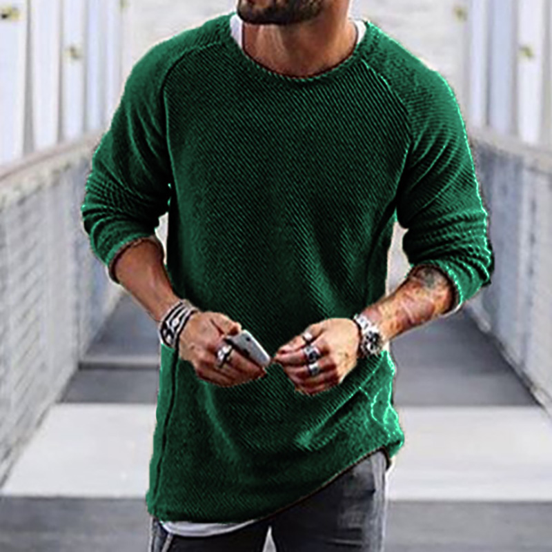 6 Colors Round Neck Long Sleeve Sweater