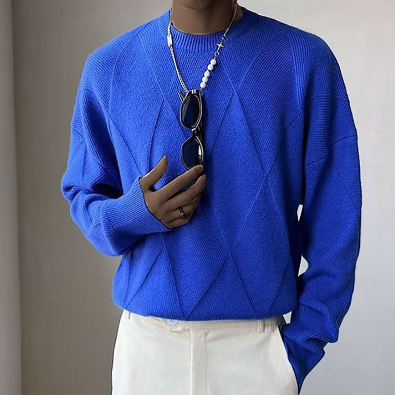 New Knitted Crew Neck Sweater