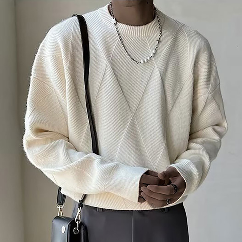 New Knitted Crew Neck Sweater