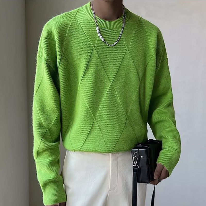 New Knitted Crew Neck Sweater