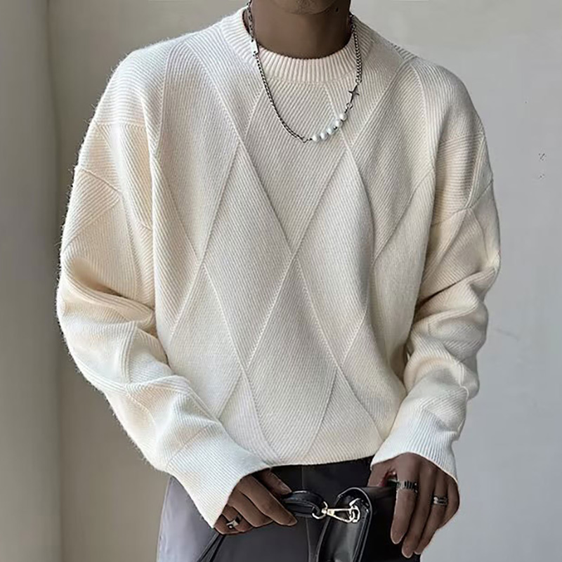 New Knitted Crew Neck Sweater