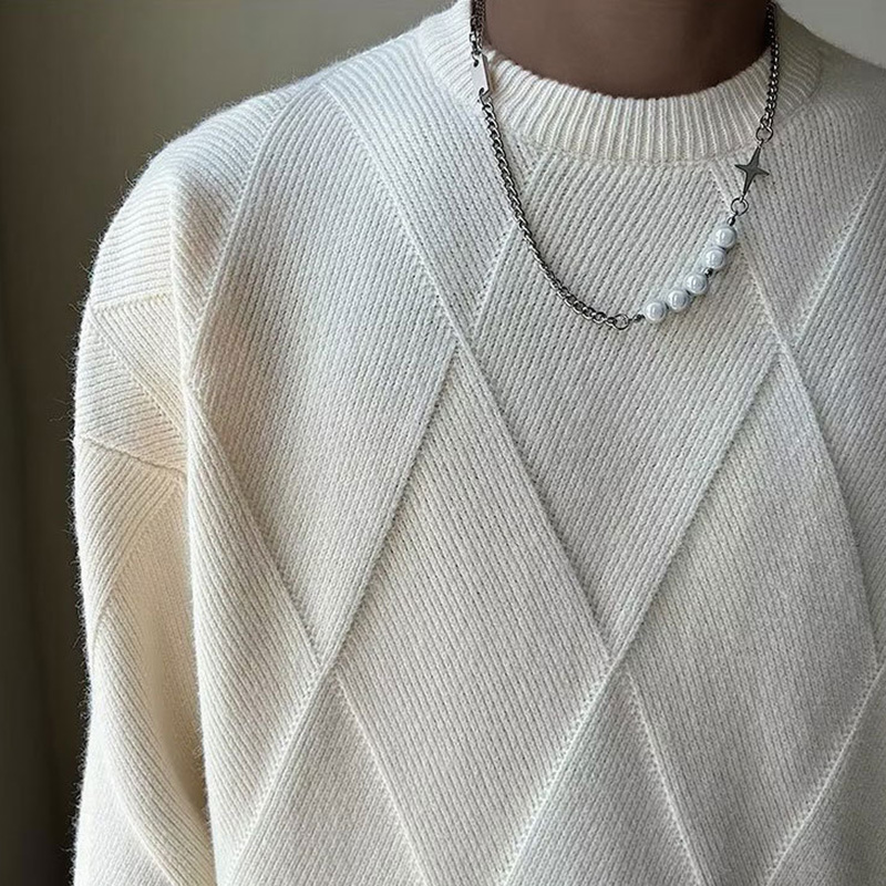 New Knitted Crew Neck Sweater