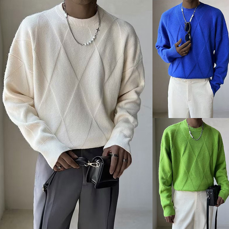 New Knitted Crew Neck Sweater