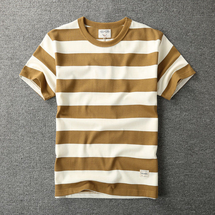 Men's Striped Short Sleeve T-shirts