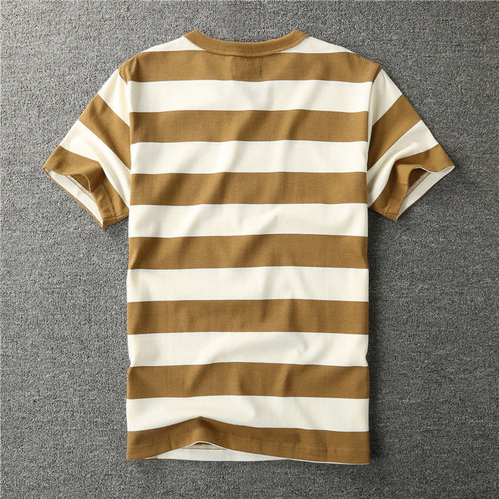 Men's Striped Short Sleeve T-shirts