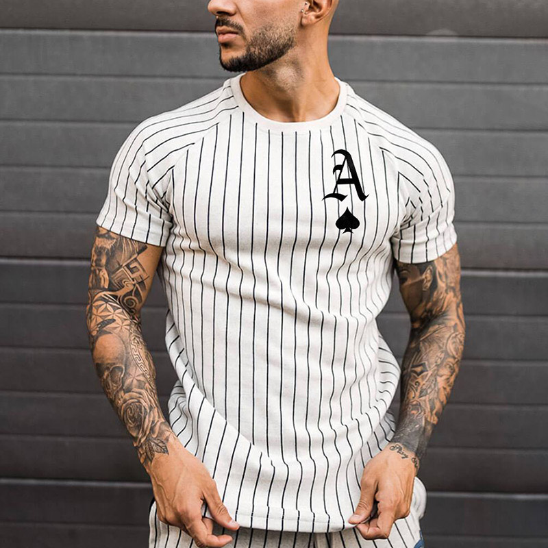Men's Striped Casual T-shirt