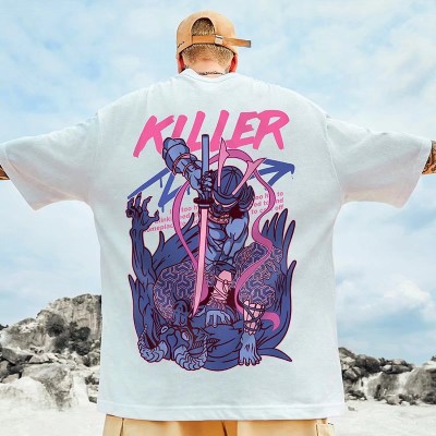 "KILLER" Loose Short Sleeve T-Shirt