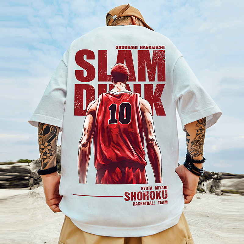 Graphic Tee Slam Dunk Character Elements