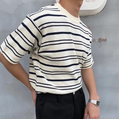 Personalized Stripe Short Sleeve T-Shirt
