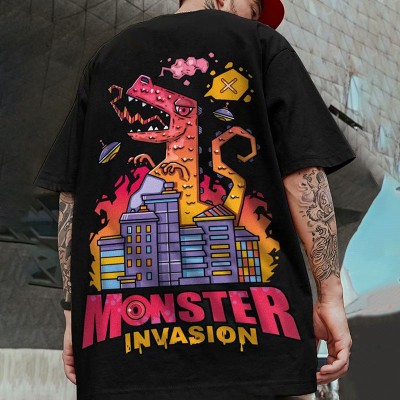 High Street Hip Hop Half Sleeve T-shirt