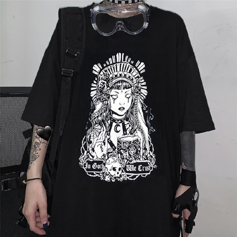 Gothic Dark Style All-match T-shirt