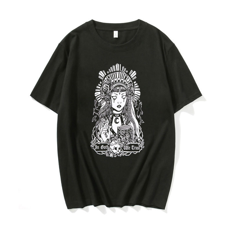 Gothic Dark Style All-match T-shirt