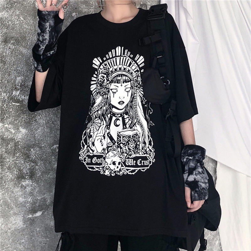 Gothic Dark Style All-match T-shirt