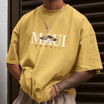 Hip Hop Retro Maui Graphic T-Shirt