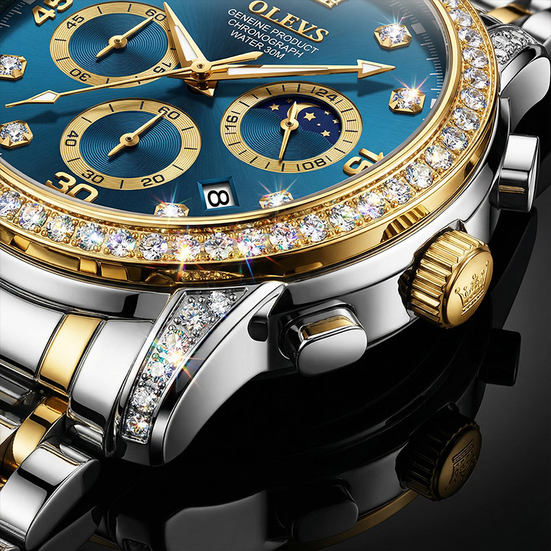 Multifunctional Luminous Waterproof Stainless Steel Quartz Watch Multifunctional Luminous Waterproof Stainless Steel Quartz Watch